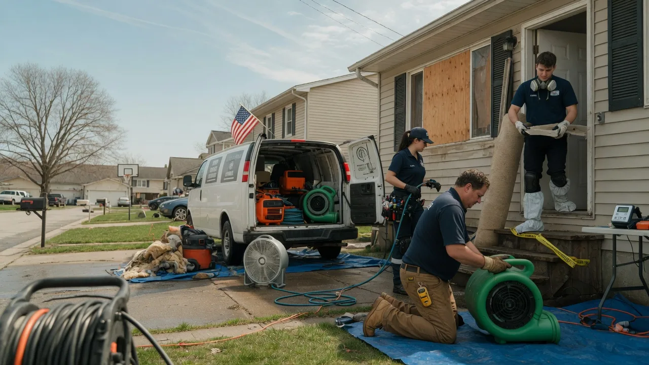 Water Damage Restoration in Wild Rose, WI near me